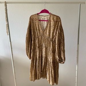 DÔEN grasse dress in jaipur mustard